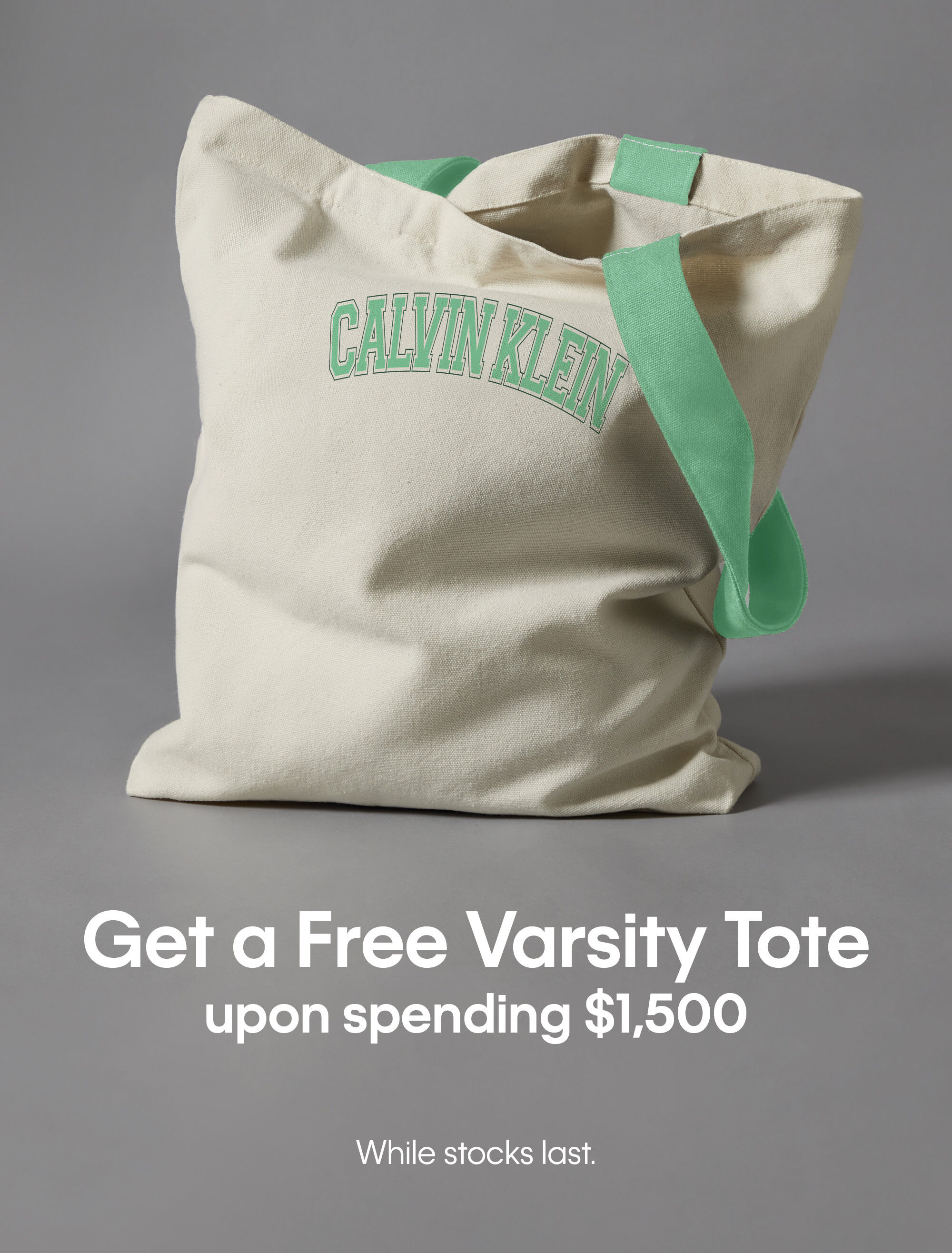 Calvin Klein Varsity Tote Bag GWP